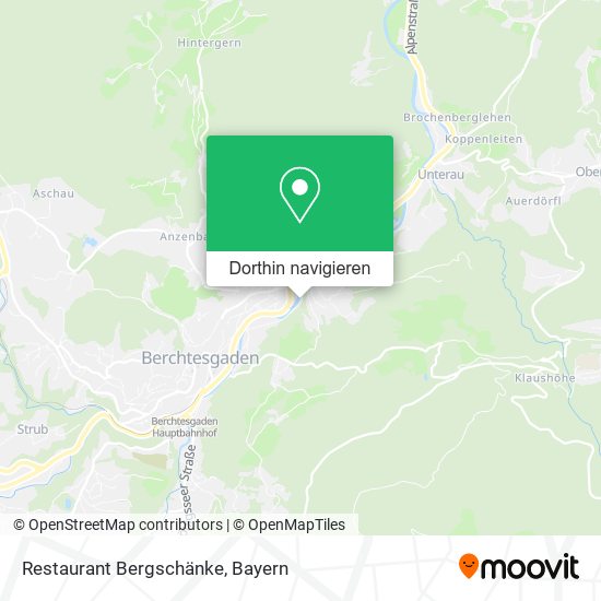 Restaurant Bergschänke Karte
