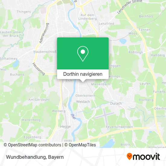 Wundbehandlung Karte