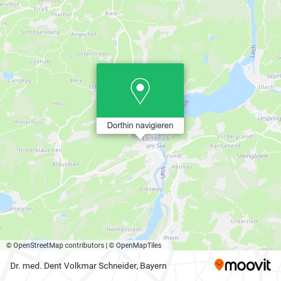Dr. med. Dent Volkmar Schneider Karte