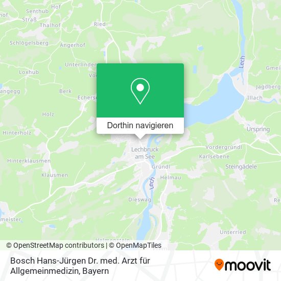 Bosch Hans-Jürgen Dr. med. Arzt für Allgemeinmedizin Karte