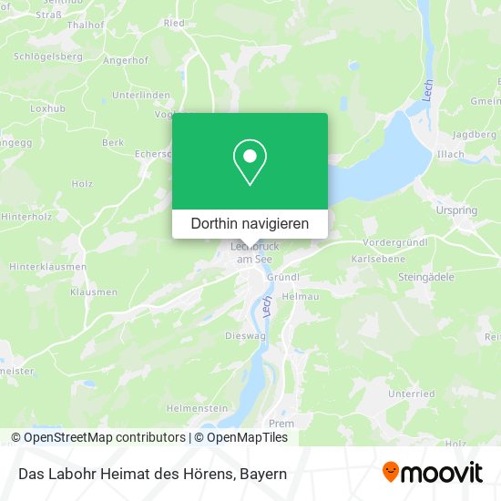 Das Labohr Heimat des Hörens Karte