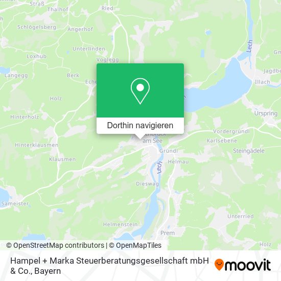 Hampel + Marka Steuerberatungsgesellschaft mbH & Co. Karte
