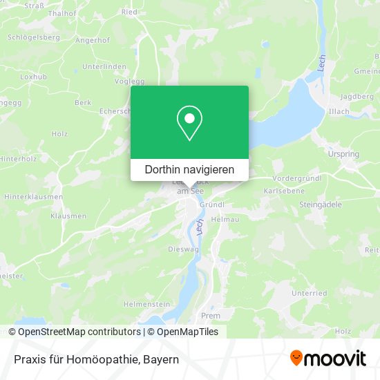 Praxis für Homöopathie Karte