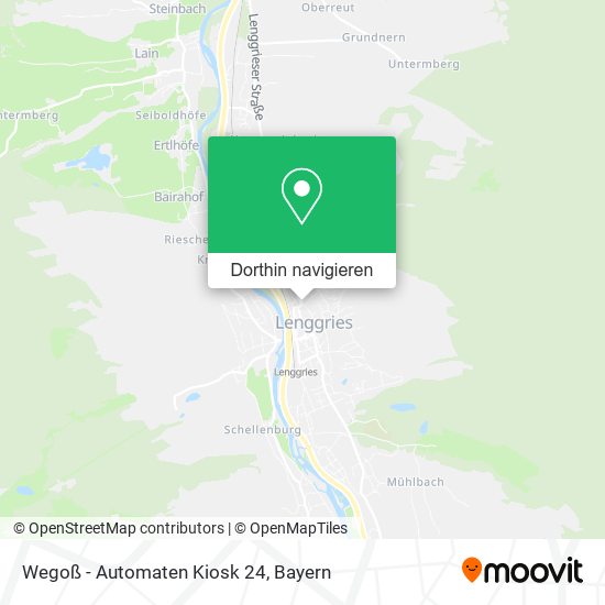 Wegoß - Automaten Kiosk 24 Karte