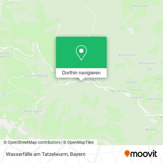 Wasserfälle am Tatzelwurm Karte