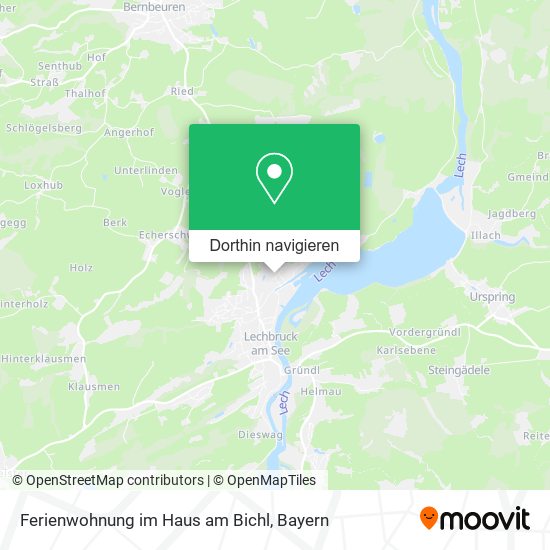 Ferienwohnung im Haus am Bichl Karte