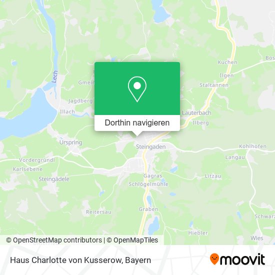 Haus Charlotte von Kusserow Karte