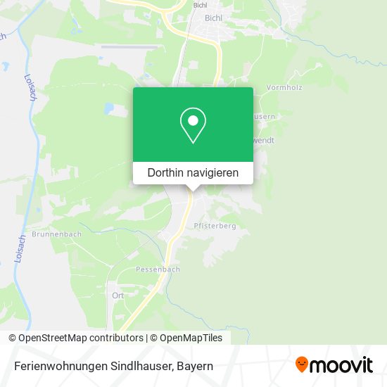 Ferienwohnungen Sindlhauser Karte