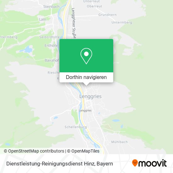 Dienstleistung-Reinigungsdienst Hinz Karte