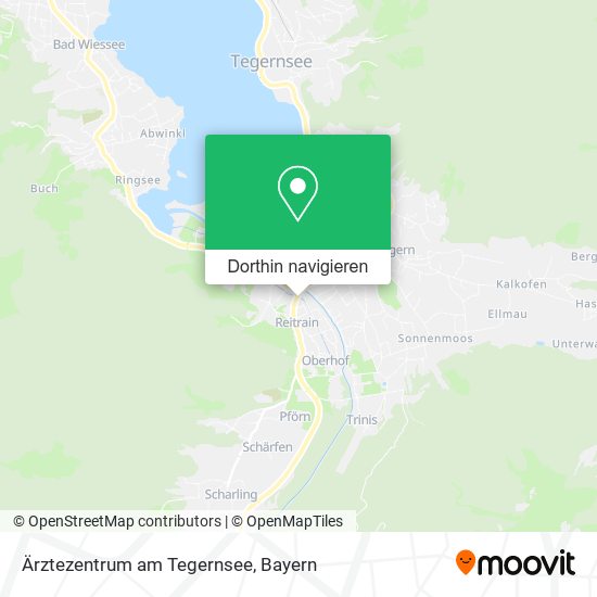 Ärztezentrum am Tegernsee Karte