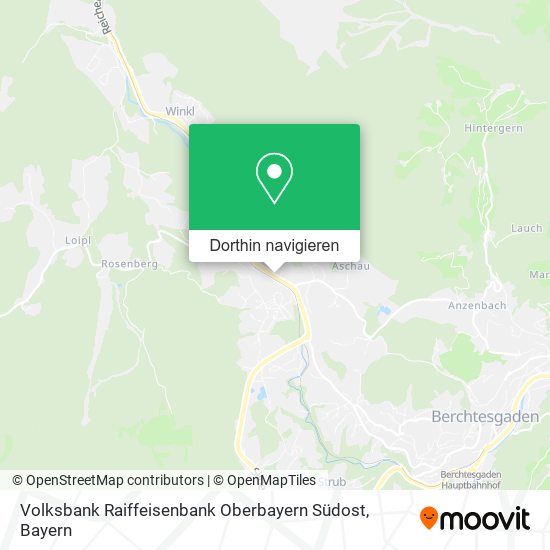 Volksbank Raiffeisenbank Oberbayern Südost Karte