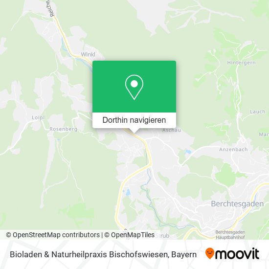 Bioladen & Naturheilpraxis Bischofswiesen Karte