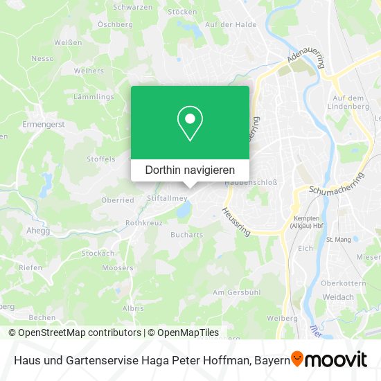 Haus und Gartenservise Haga Peter Hoffman Karte