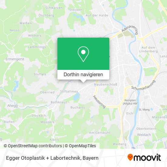 Egger Otoplastik + Labortechnik Karte