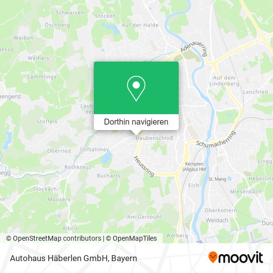 Autohaus Häberlen GmbH Karte