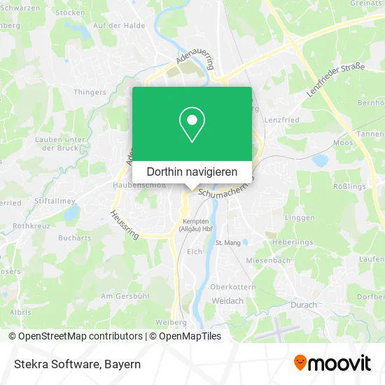 Stekra Software Karte