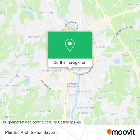 Plantec Architektur Karte