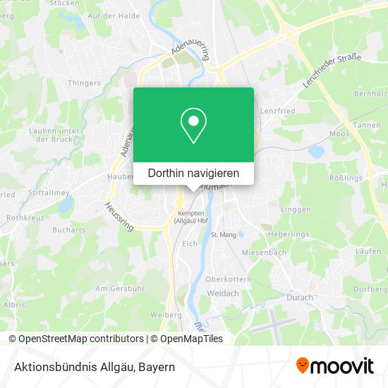 Aktionsbündnis Allgäu Karte