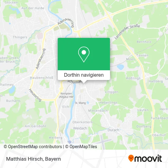 Matthias Hirsch Karte