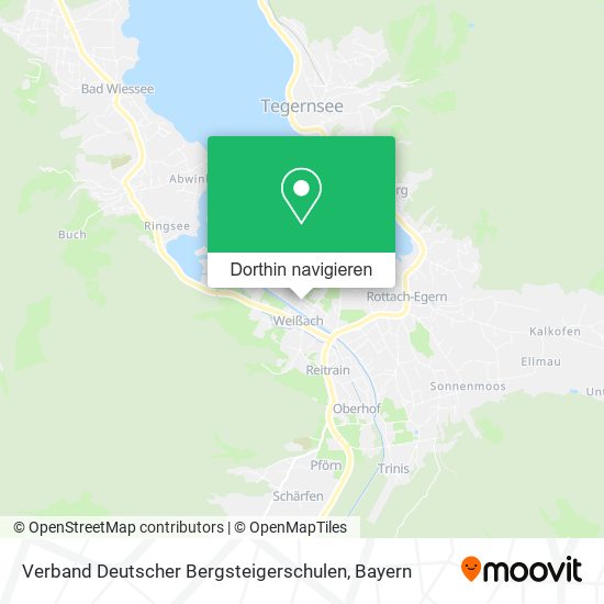 Verband Deutscher Bergsteigerschulen Karte