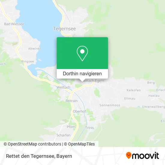 Rettet den Tegernsee Karte