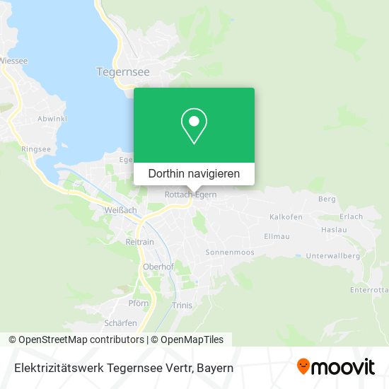 Elektrizitätswerk Tegernsee Vertr Karte