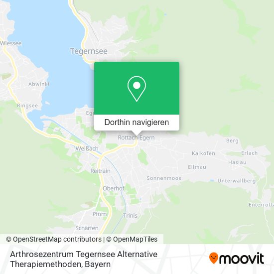 Arthrosezentrum Tegernsee Alternative Therapiemethoden Karte
