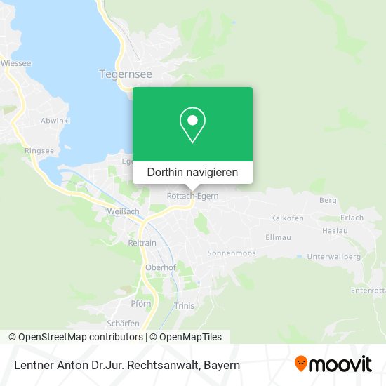 Lentner Anton Dr.Jur. Rechtsanwalt Karte