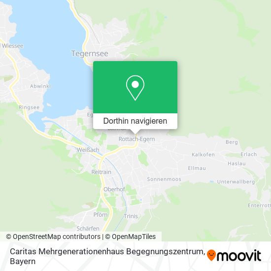 Caritas Mehrgenerationenhaus Begegnungszentrum Karte
