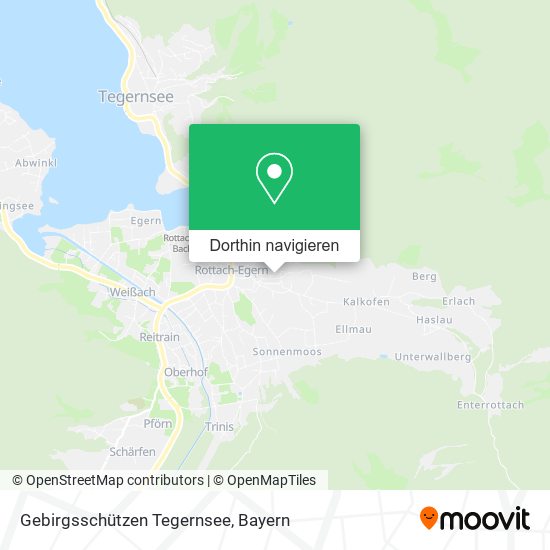 Gebirgsschützen Tegernsee Karte