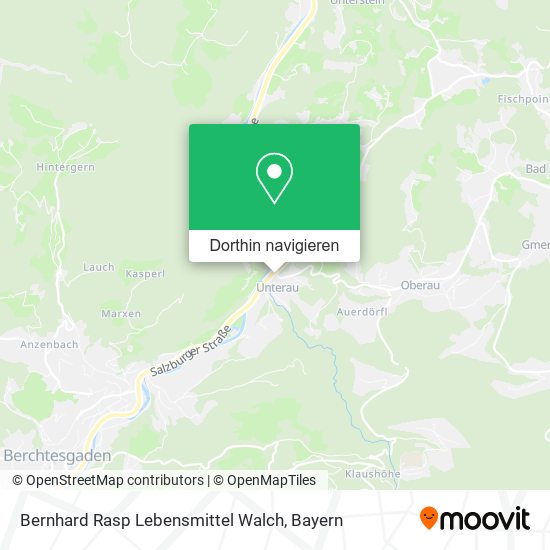 Bernhard Rasp Lebensmittel Walch Karte