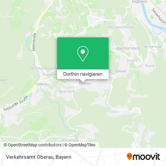 Verkehrsamt Oberau Karte