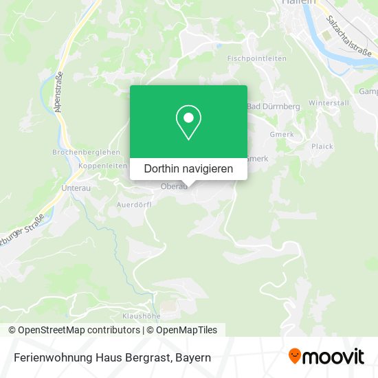 Ferienwohnung Haus Bergrast Karte
