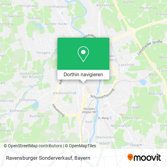 Ravensburger Sonderverkauf Karte