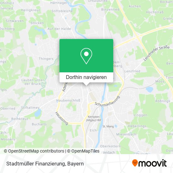 Stadtmüller Finanzierung Karte