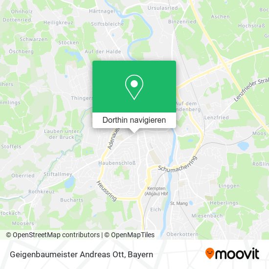 Geigenbaumeister Andreas Ott Karte