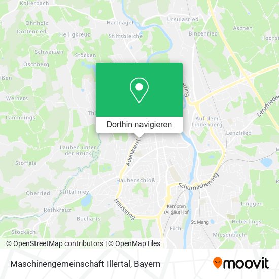 Maschinengemeinschaft Illertal Karte
