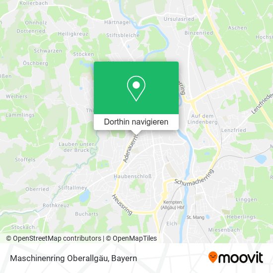 Maschinenring Oberallgäu Karte