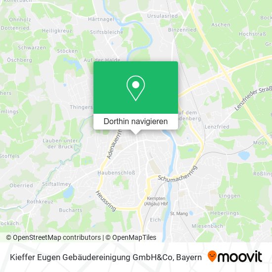Kieffer Eugen Gebäudereinigung GmbH&Co Karte