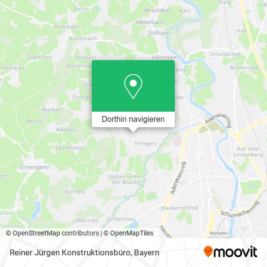 Reiner Jürgen Konstruktionsbüro Karte
