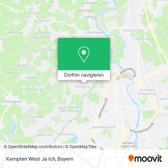 Kempten West Ja Ich Karte