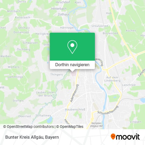 Bunter Kreis Allgäu Karte