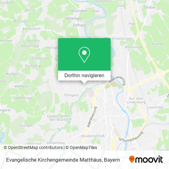 Evangelische Kirchengemeinde Matthäus Karte