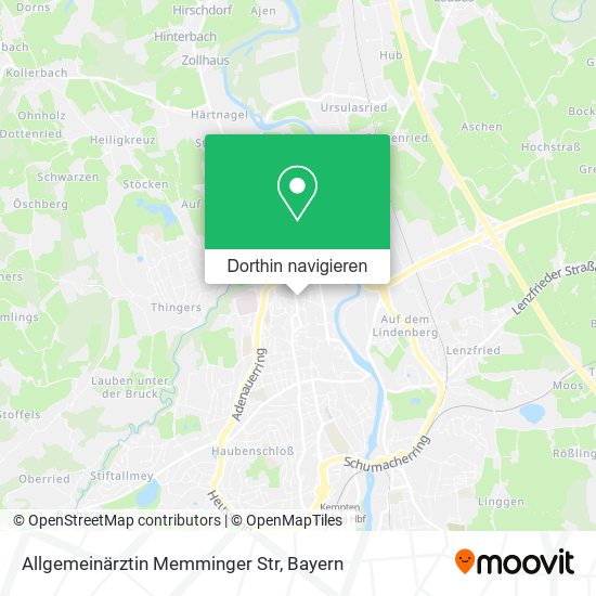 Allgemeinärztin Memminger Str Karte