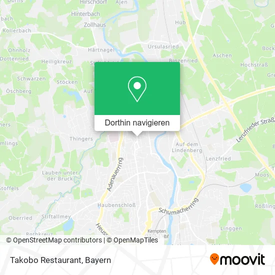 Takobo Restaurant Karte