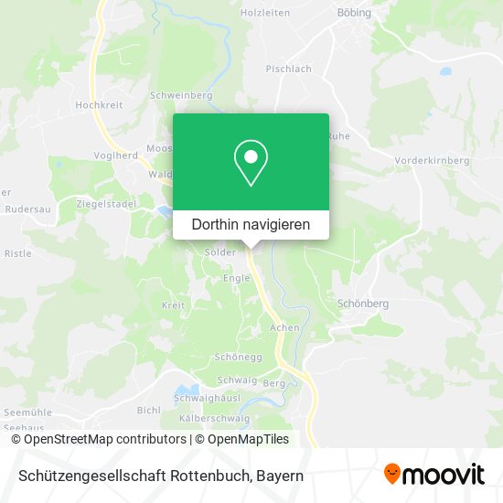 Schützengesellschaft Rottenbuch Karte