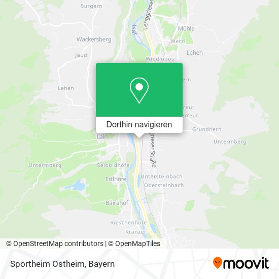 Sportheim Ostheim Karte