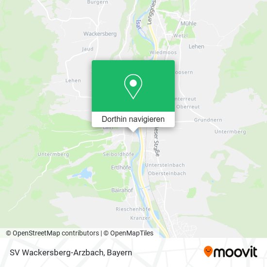 SV Wackersberg-Arzbach Karte