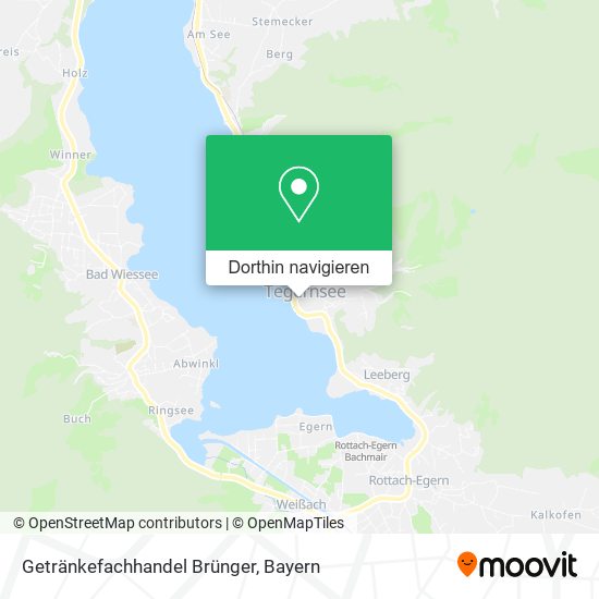 Getränkefachhandel Brünger Karte