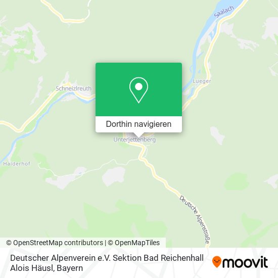 Deutscher Alpenverein e.V. Sektion Bad Reichenhall Alois Häusl Karte